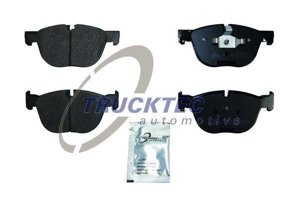 TRUCKTEC AUTOMOTIVE Комплект тормозных колодок, дисковый тормоз 08.34.160